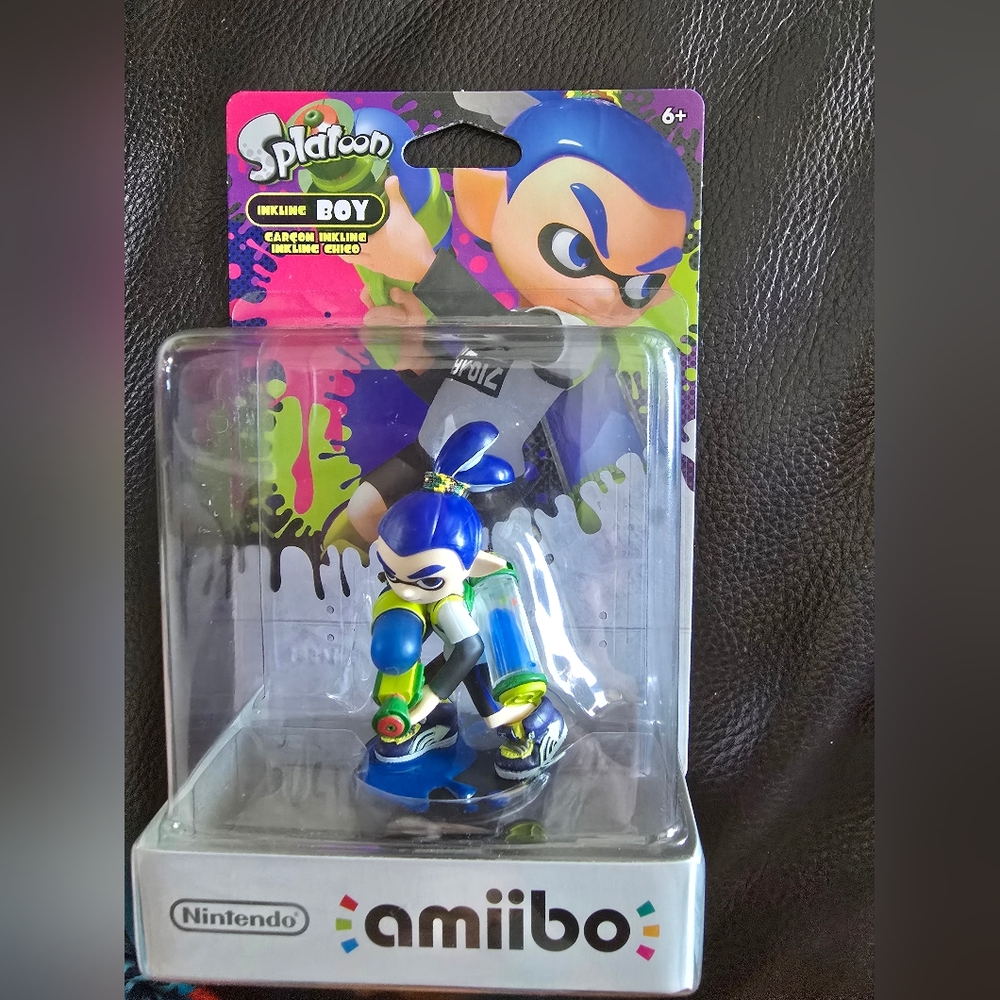 Amiibo Nintendo Splatoon Inkling BOY New Sealed Box Is In Mint Condition